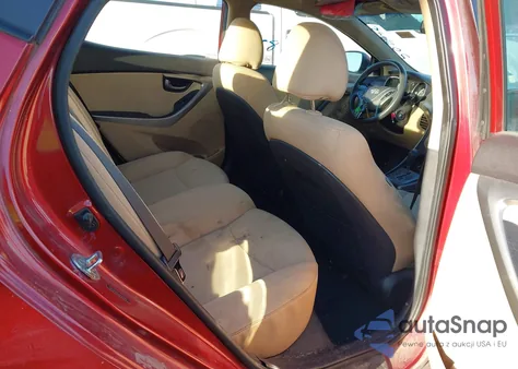 2013 Hyundai Elantra Gls из США, поврежденный, VIN 5NPDH4AE3DH263202